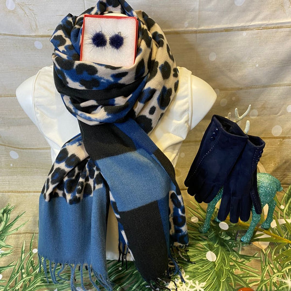 3 Piece Blue Animal Set