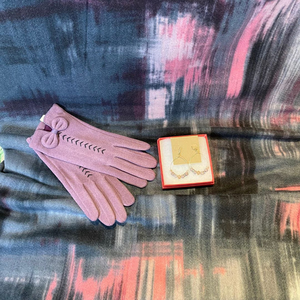 3 Piece Pink Art Deco Set