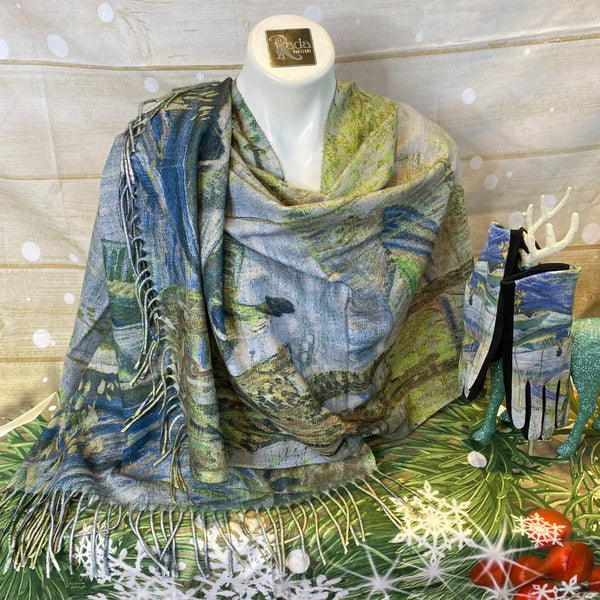 2 Piece Green Art Set