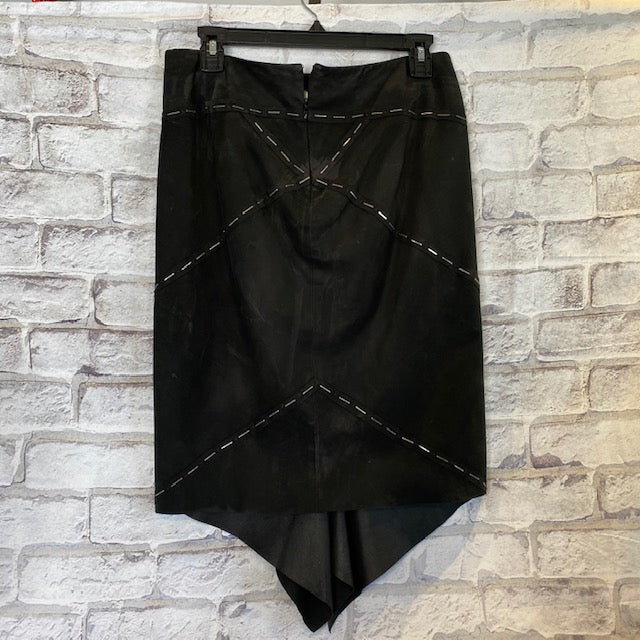 Yves Saint Laurent Leather Skirt – Rada Boutique